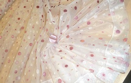 Tendine tessuto viareggio  rosa tendina h 60 cm in organza Tendine_292s.JPG